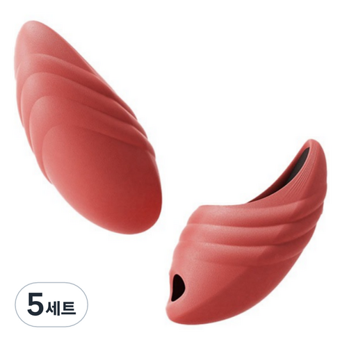 제이케이 바른자세 자세교정 발바닥 지압 균형 스트레처 양쪽착용 세트 레드 콘치 M, 5세트