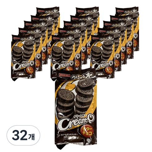 크림오 비터초코 샌드쿠키, 120g, 32개