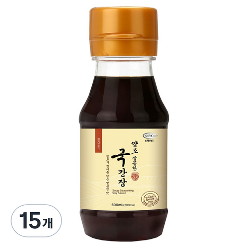 신앙촌 양조 깔끔한 국간장, 120ml, 15개