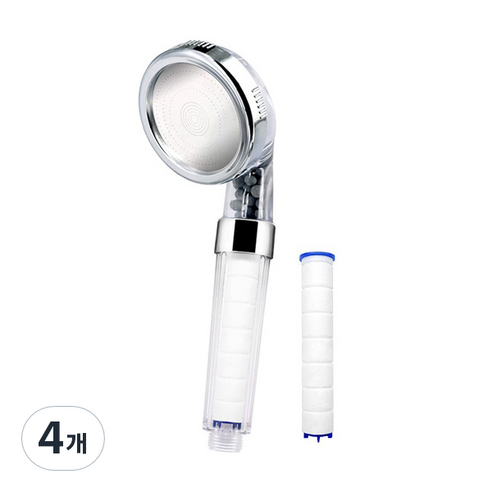 3단 정수 샤워기, 4개