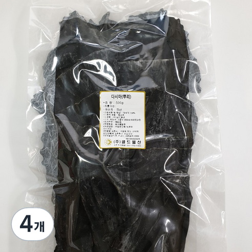 뿌리 다시마, 4개, 500g