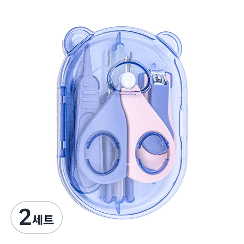 더마더 아기 손톱깎이 6종세트, PURPLE, 2세트