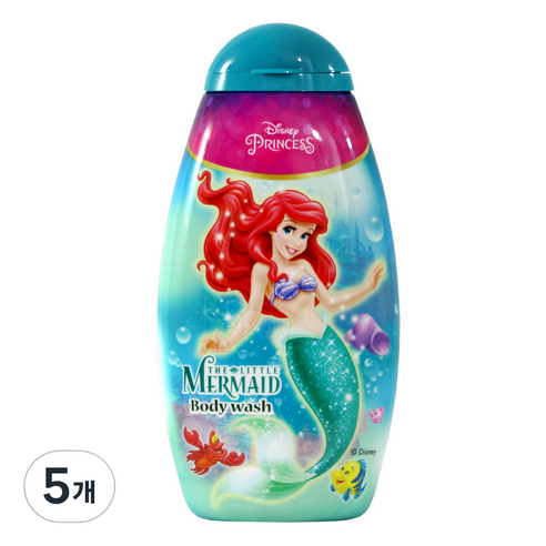 디즈니 인어공주 바디워시, 300ml, 5개