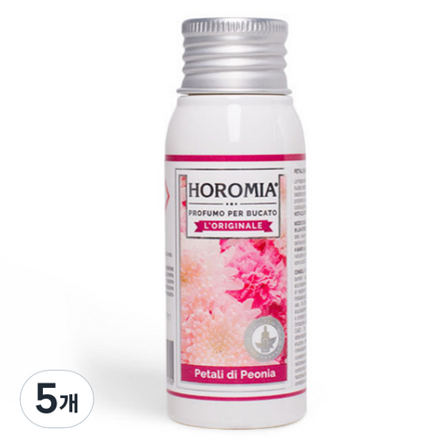 호로미아 고농축 진한 섬유탈취제 피오니아, 50ml, 5개