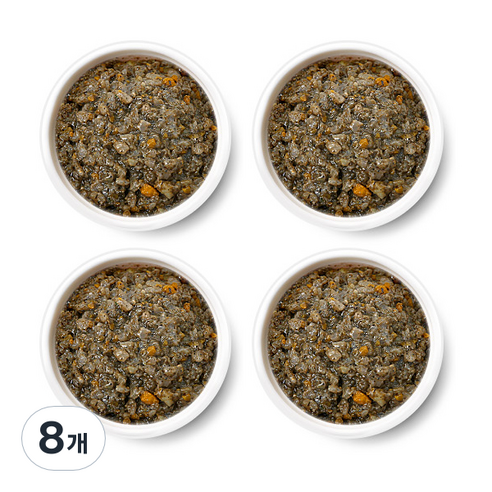 엘빈즈 이지밀 흑임자단호박진밥 실온이유식, 흑임자 단호박 진밥, 110g, 8개
