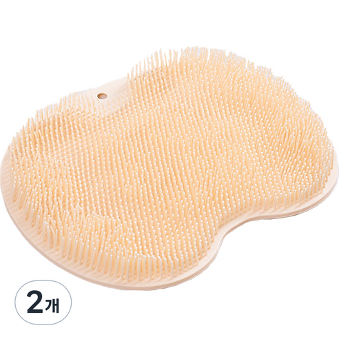 컬라피 발 브러쉬 매트 오렌지 325g, 1개입, 2개