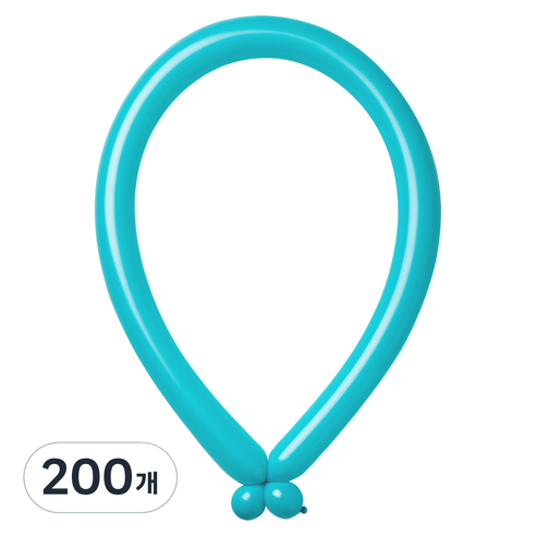 조이벌룬 260 풍선, 캐리비안블루, 200개
