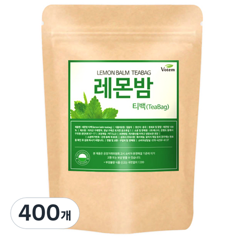 보템 레몬밤 티백, 1g, 1개입, 400개