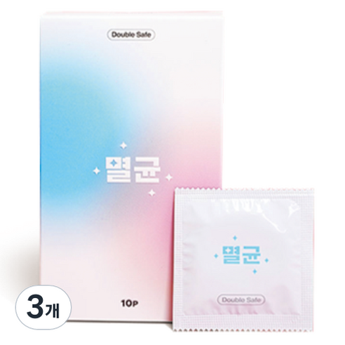 더블세이프 멸균 초박형 콘돔, 3개, 10개입