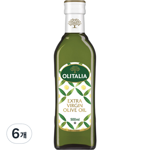 올리타리아 엑스트라버진 올리브유, 500ml, 6개