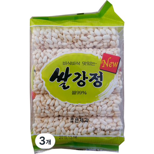 조은제과 쌀강정, 100g, 3개