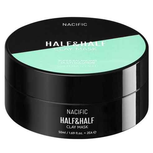 네시픽 하프 앤 하프 모공팩 + 진정팩 클레이 마스크 100ml, 1개입, 1개