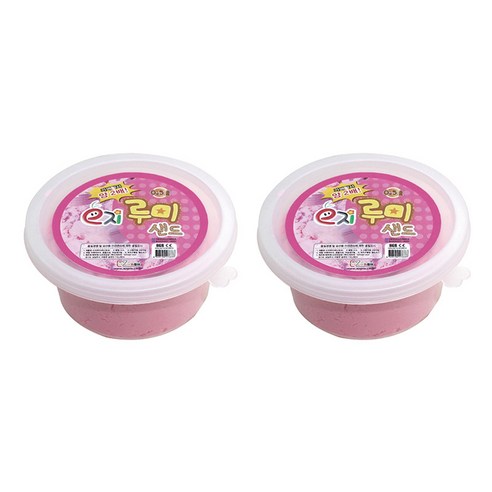 이지피아 루미샌드 리필 0.5L 2p, 핑크, 300g, 2개