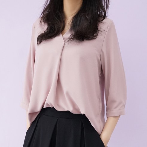 편안함과 스타일을 겸비한 빅걸스토리 여성용 빅사이즈 오피스룩 블라우스