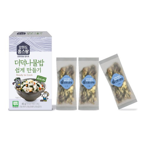 홈스랑 더덕나물밥 쉽게 만들기 3p, 45g, 2개 솥밥밀키트 Best Top5