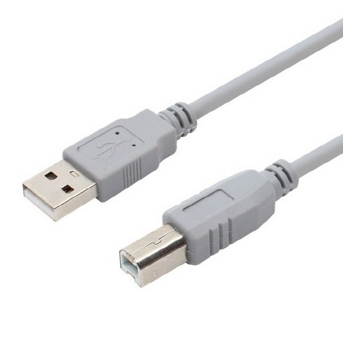 프린터  엠비에프 USB 2.0 B타입 연결 케이블, 1개, 5m