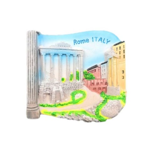 세계 여행 컬렉션 냉장고 자석, E35 유럽 이탈리아 포로 로마노