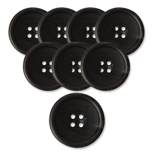 동대문단추왕 무광 코트 가디건 단추 25mm, D브라운썸데이, 8개