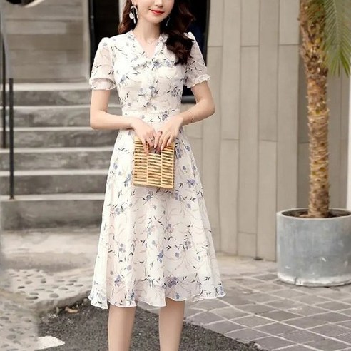 마더브띠 여성용 플라워 쉬폰 드레스 쉬폰미니원피스 마더브띠 여성용 플라워 쉬폰 드레스 쉬폰미니원피스