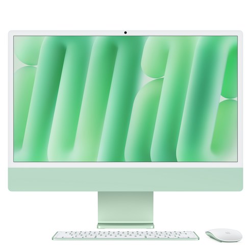 Apple 아이맥 24 M6칩, 그린, M6 12코어, 12코어 GPU, 16GB, 256GB, 스탠다드 글래스