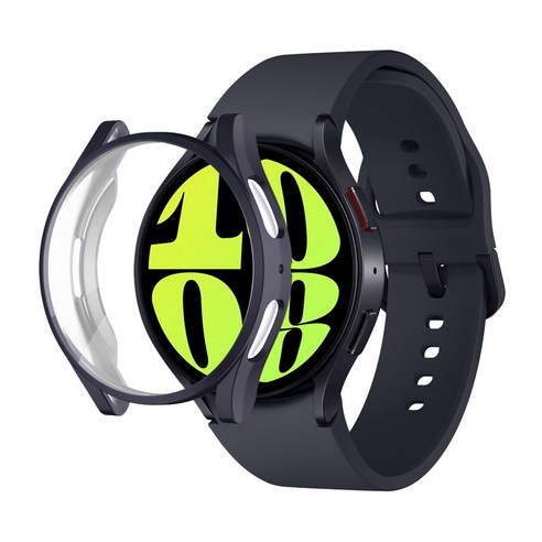 스페이스쉴드 갤럭시워치 6 호환 풀커버 케이스 44mm, 딥그레이