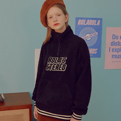 로라로라 BOUCLE ANORAK SWEATSHIRT TS-19721