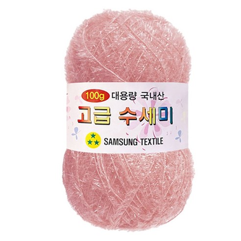 yarna 대용량 고급 수세미 100g, 131연한인디핑크, 1개