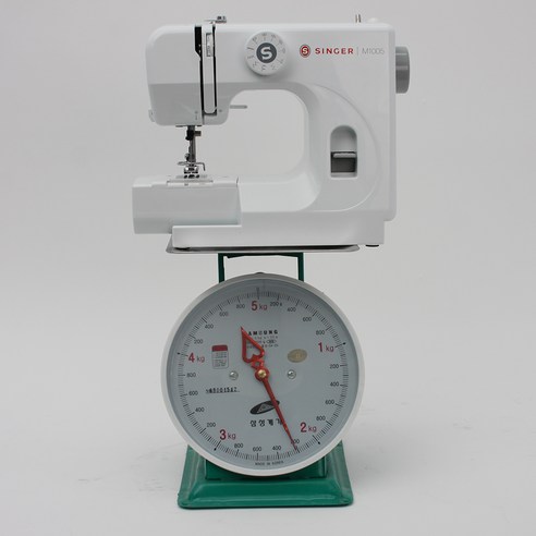 싱거 미니 핑거가드 미싱M1005 + 매트 세트, 화이트, M1005