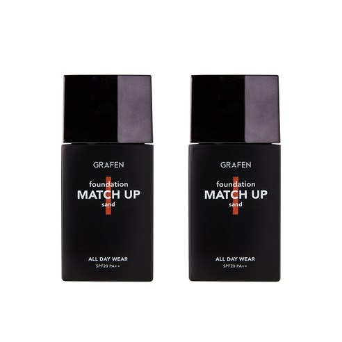 그라펜 매치업 파운데이션 40ml, 샌드, 2개