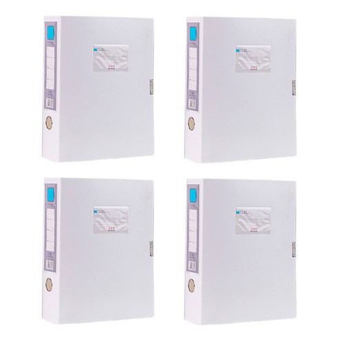 알로데 A4 무지 파일 케이스 32 x 23.5 x 3.5 cm, TYPE07 아이보리, 4개