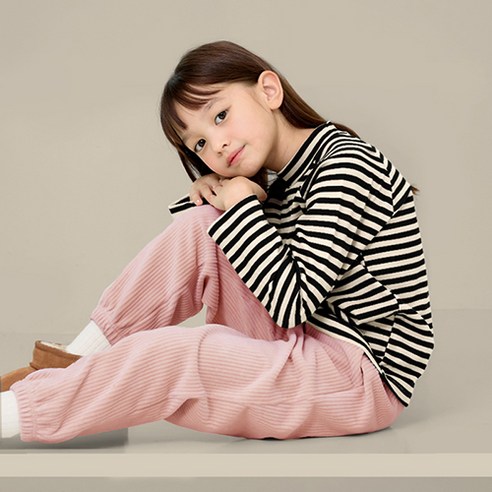 유니프랜드 아동용 코듀로이 조거팬츠