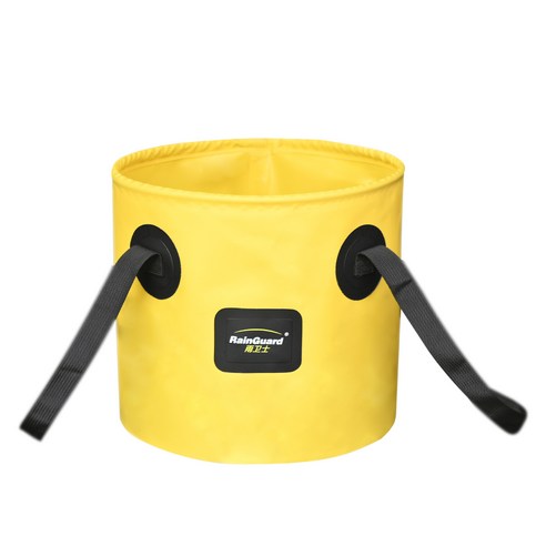 w에이블 캠핑 휴대용 설거지통 20L, 01 노란색