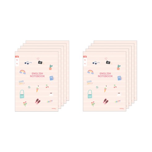 아이비스 여아용 초등3~6 영어노트 11604, 소품, 10개