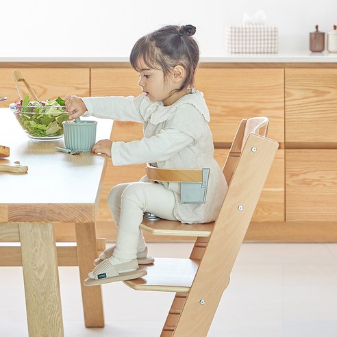아이의 성장과 함께하는 특별한 의자, 고이터 유아용 Syt 원목 하이체어 2.0