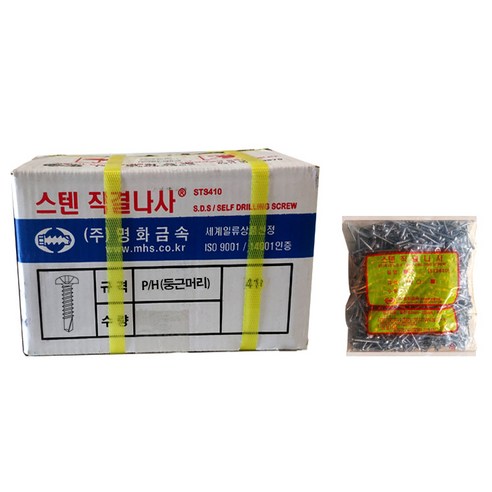 이노공구 직결나사 둥근머리 스텐 38mm 1486, 4000개