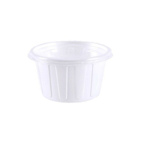 포장대장 일회용 국반찬용기 백색 233호 대 105 x 65 mm, 100개입, 1개