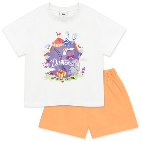 골든래빗 아동용 D 반팔 파티 덤보 상하 세트