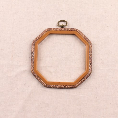 팔각형 자수틀 125mm, 1개, 혼합색상
