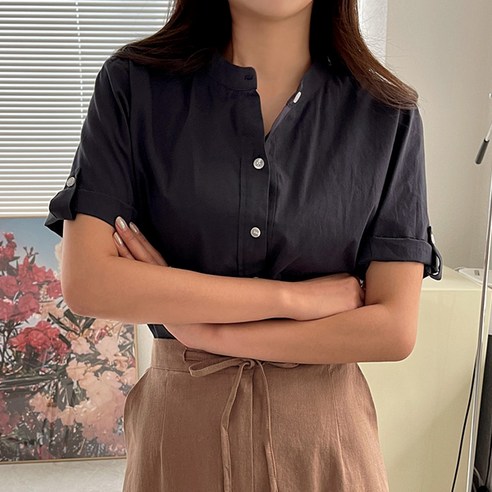 엔비룩 여성용 해브컬러셔츠