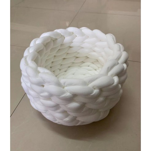 마켓피아 반려동물 핸드메이드 diy재료 집 50cm, 1개, 19 찐 화이트