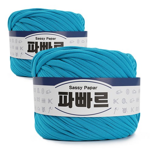 쎄비 파빠르 패브릭얀 뜨개실 500g x 2p, 물색, 95m