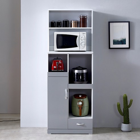 파로마 베리 에어프라이어 듀얼 오픈형 렌지대 방문설치, 그레이