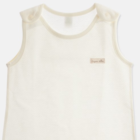 열대야 땀범벅 아기, 오가닉붐 매쉬 수면 조끼로 꿀잠!