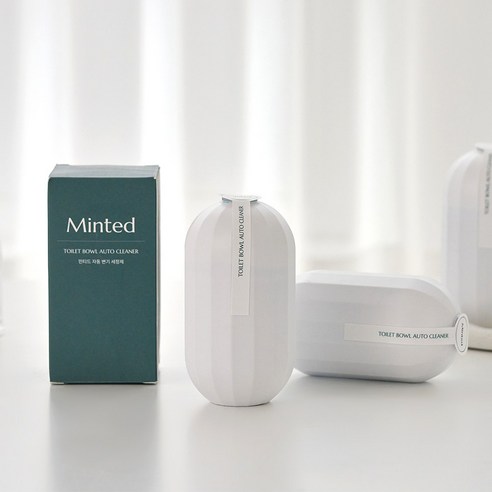 민티드 자동 변기 세정제, 4개, 300ml