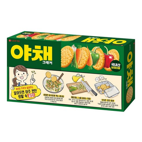 야채 크래커 벌크 9p, 249g, 1개