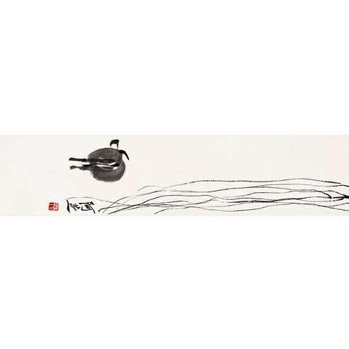 BNP 전통 민화 린넨 방수 테이블러너, 20 스타일 20, 32 x 140 cm