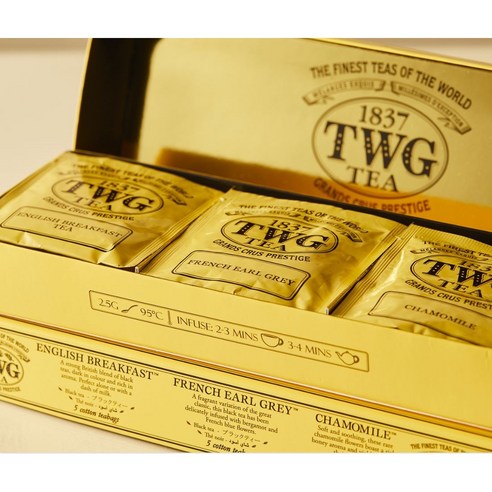 오늘, 당신의 하루에 향기를 더하세요: TWG 클래식 티백 셀렉션