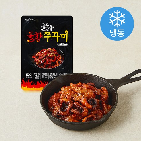[로켓프레시] 오돌돌쭈꾸미 불향 쭈꾸미 (냉동)