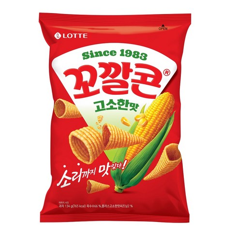 꼬깔콘 고소한맛, 134g, 1개