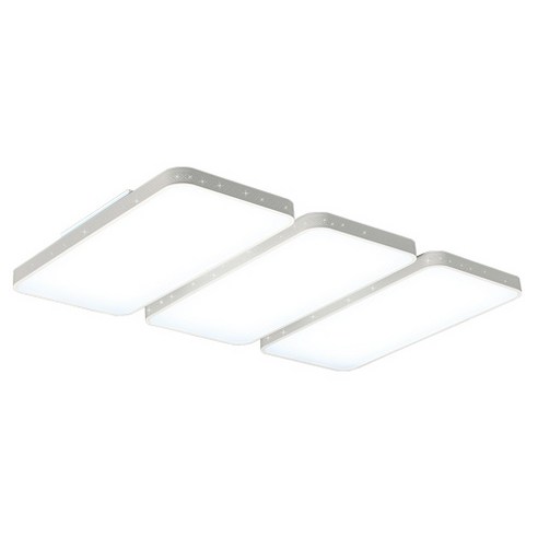 가온엘이디 마름모 LED 거실등 6등 180W, 화이트